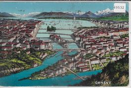 Geneve - Panorama - Litho