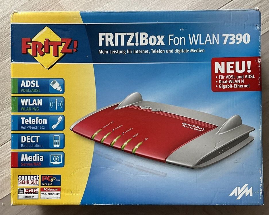 FRITZ!Box Fon WLAN 7390 Kaufen auf Ricardo