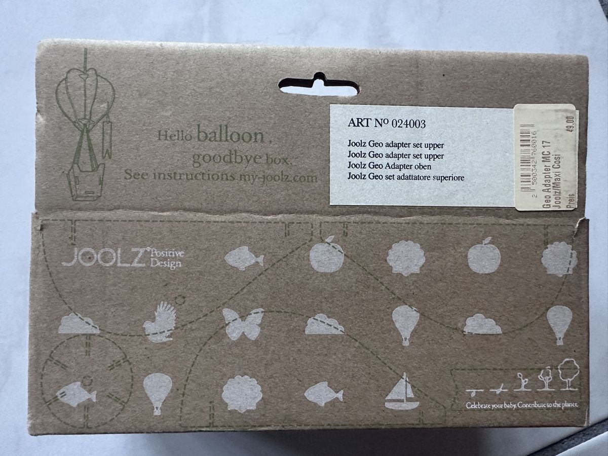 Unità & Adattatore: Joolz Geo Upper Adapter Set (new) – Nuovo e nell'imballaggio originale da Maur venduto da zbu_5zd5 2