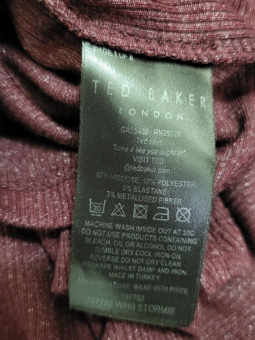 Pullover & Sweatshirts: Pull Ted Baker bordeaux, taille 4 Chic automne! – Gebraucht aus Niedergösgen von Eva2410 3