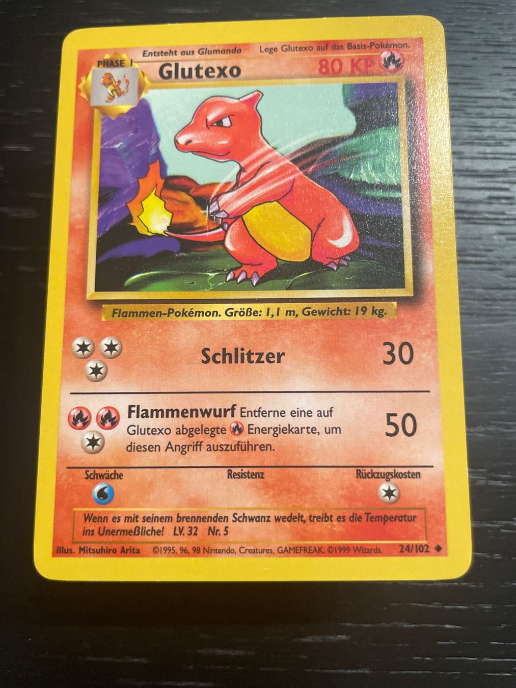 Pokémon Carte collezionabili: Pokemon Glutexo base set 24/102 DE – Usato da Hugelshofen venduto da Suimosa