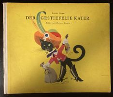 Brüder Grimm Der gestiefelte Kater Herbert Leupin 1946 Gl...