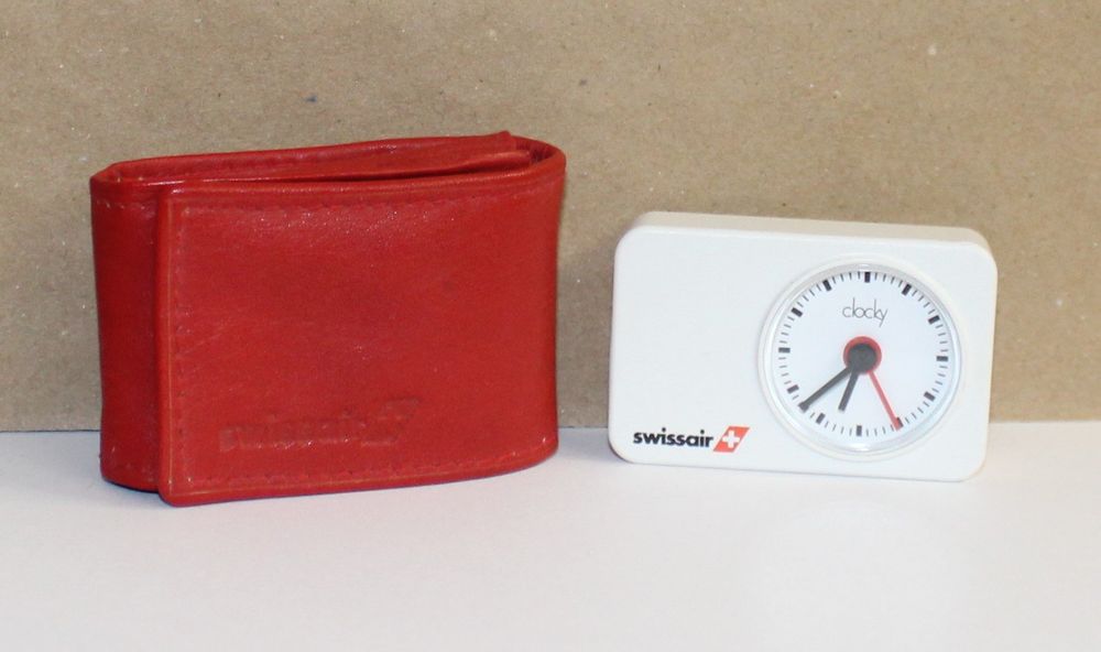 Swissair Uhr Wecker M Rotem Etui Clocky Kaufen Auf Ricardo