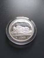 1Unze Helvetia 1988, Löwendenkmal Luzern, Silber 999