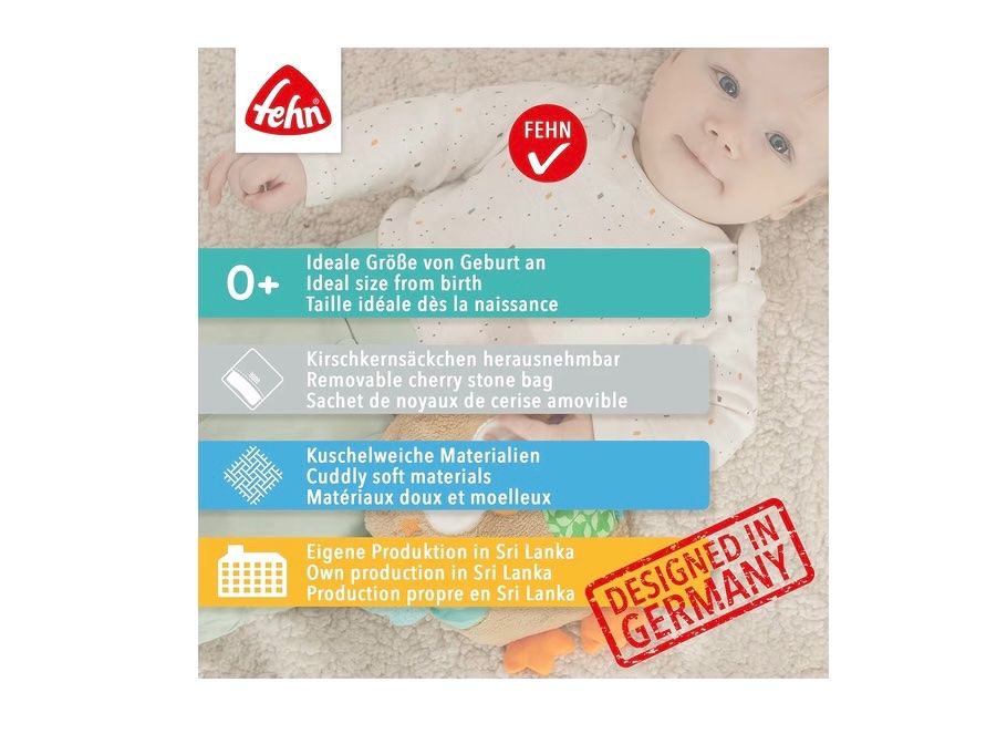 Kissen: Fehn Kirschkernkissen Teddy bunt – Neu und originalverpackt aus Basel von Seifehuesli 5