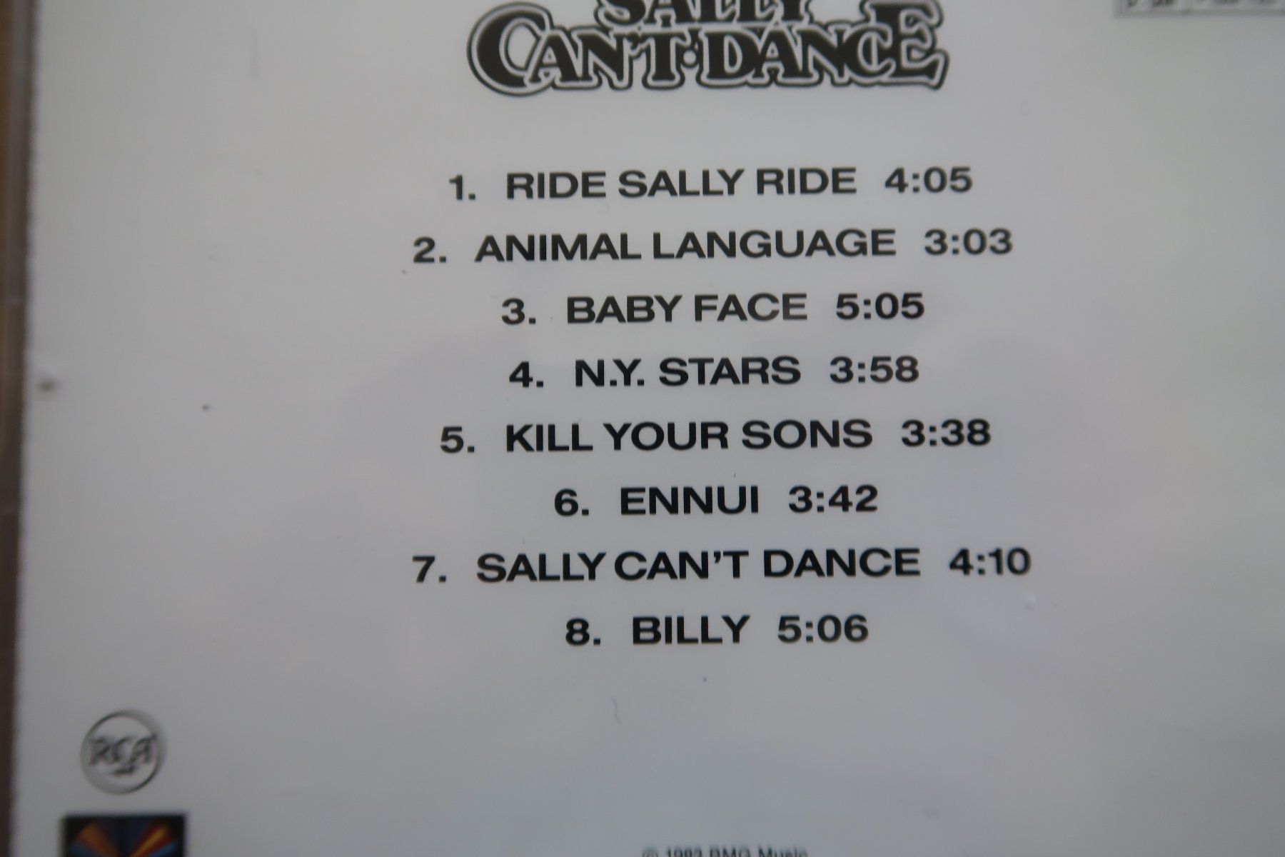 CDs: LOU REED - SALLY CAN'T DANCE - CD – Gebraucht aus Basel von Patiscat 2
