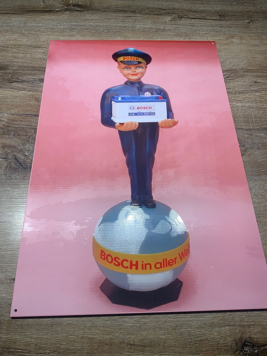 Insegne: Bosch  Kunststoff Schild – Usato da Willisau venduto da Minali 1