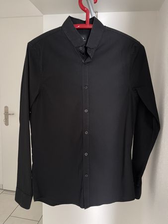 Armani Exchange Hemd – Schwarz, Grösse S, Slim Fit
