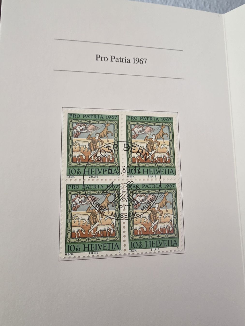 Tutti i francobolli: Pro Patria 1967 Bundesfeier 6441 Rütli – Usato da Bern venduto da Deschain01 3