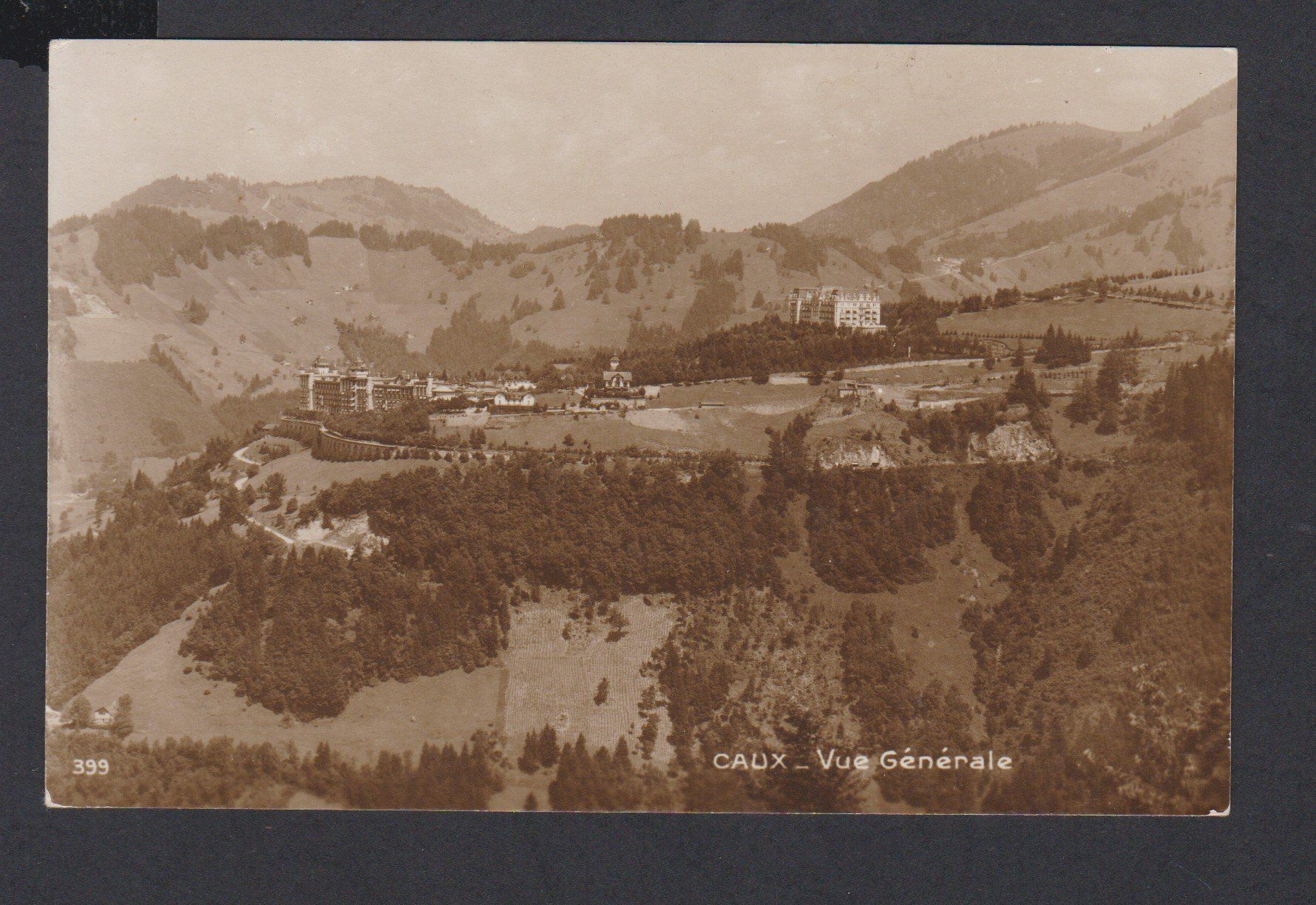 Cartoline postali: Caux  Generalansicht   :   alte Ansichtskarte – Usato da Vitznau venduto da Ropaku