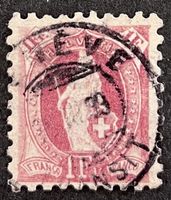 1888 Stehende Helvetia Nr. 71B Cat. 125.- 