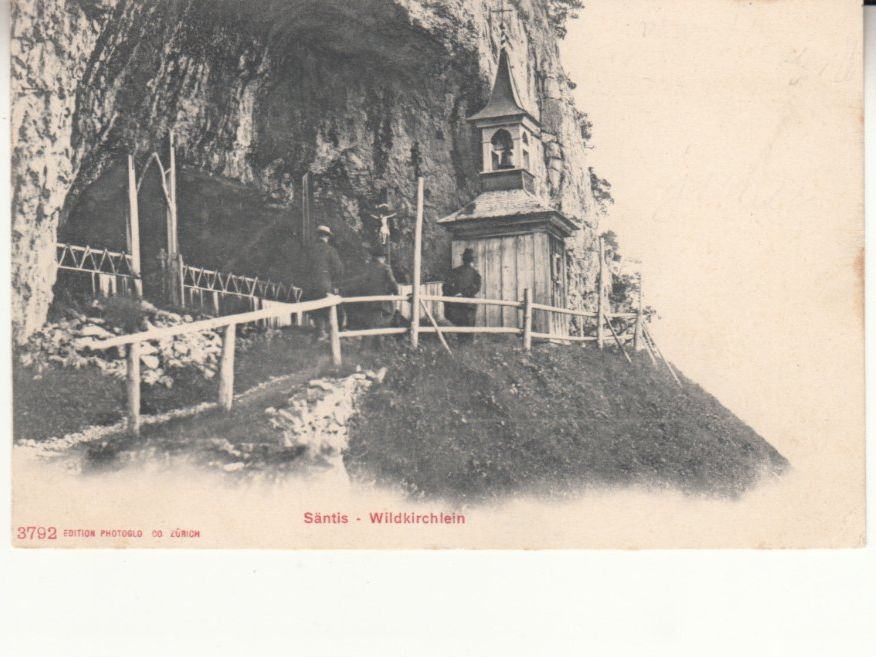 Cartoline postali: Wildkirchli 1926, mit ST Aescher – Usato da Bürglen TG venduto da StampGraf
