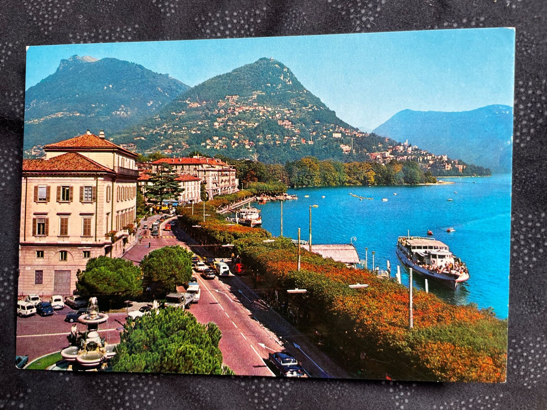 Cartoline postali: AK von Lugano Panorama – Usato da Rümlang venduto da euqinom16