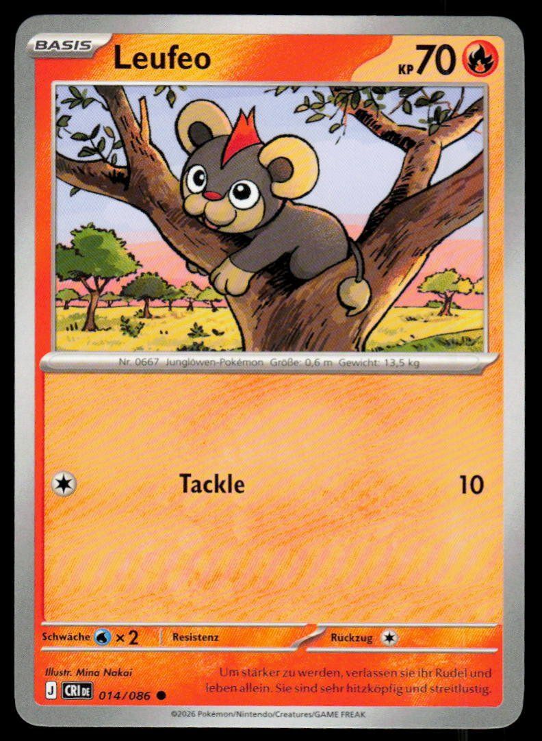 Pokémon Carte collezionabili: Pokemon Leufeo 014/086 – Usato da Herisau venduto da Pokemon2025