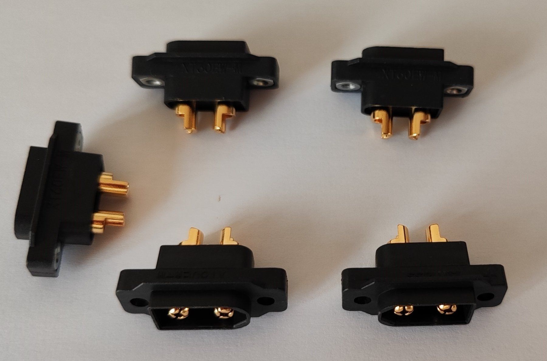 RC Kits de montage: XT60 Einbau Stecker 5 Stück - Schwarz – Neuf (Voir description) à Uzwil par Bruchpilot64