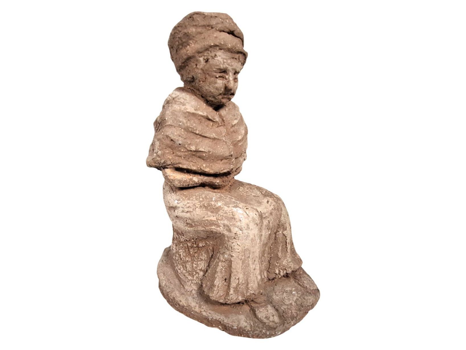 Figurines: Dekorative Sitzfigur mit separatem Kopf – D'occasion à Wil SG par Restwert_Wil