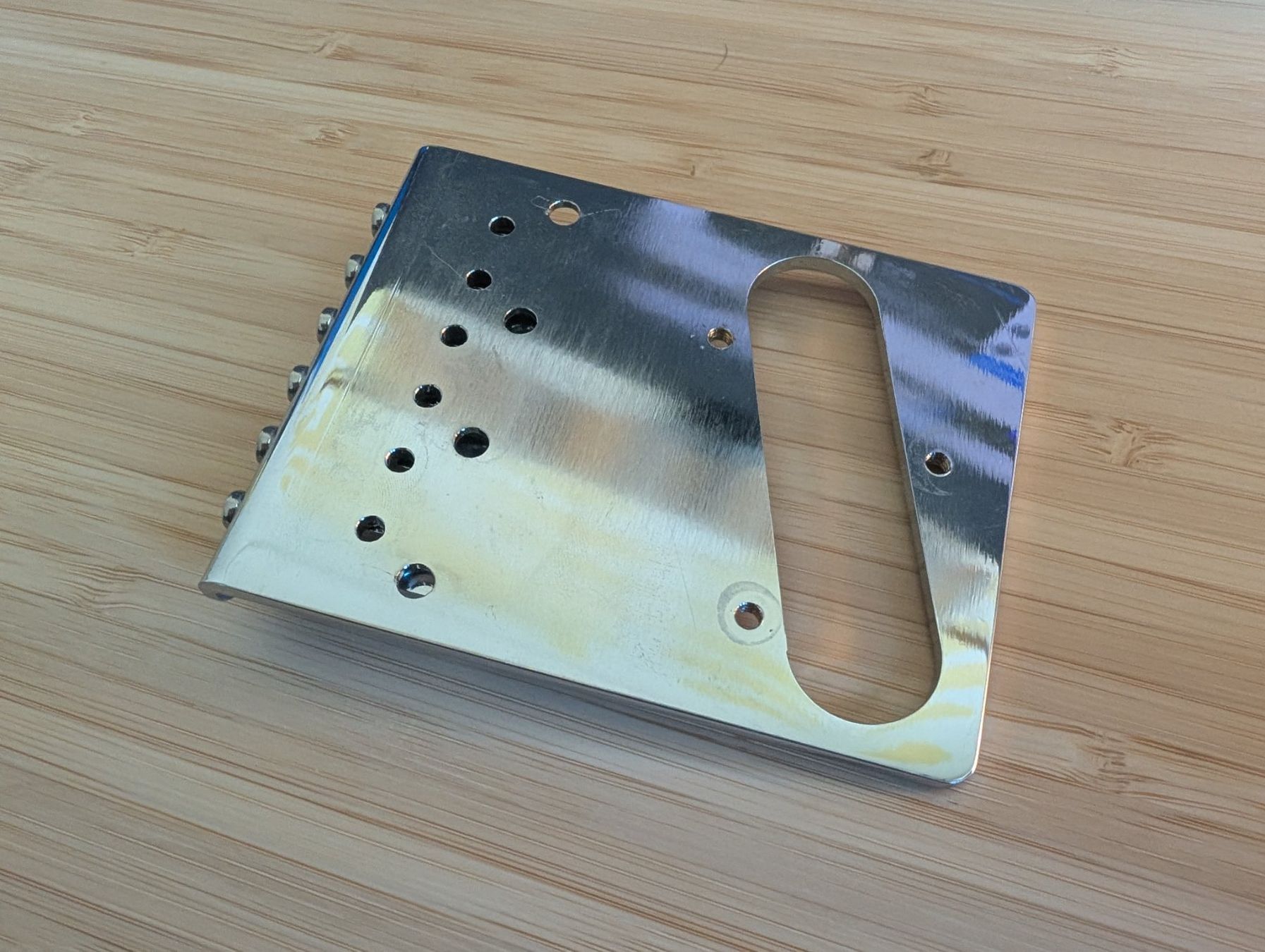 Fender Musikinstrumente: Telecaster bridge, ABM TB-1C Brass Telebridge chrome – Gebraucht aus Männedorf von lop_zy78 1