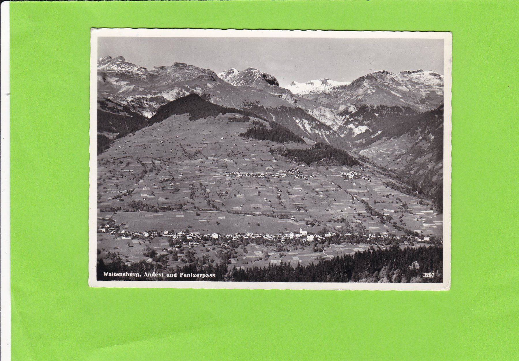 Cartoline postali: Waltenburg, Andest, Panixerpass – Usato da St. Peterzell venduto da neckertal
