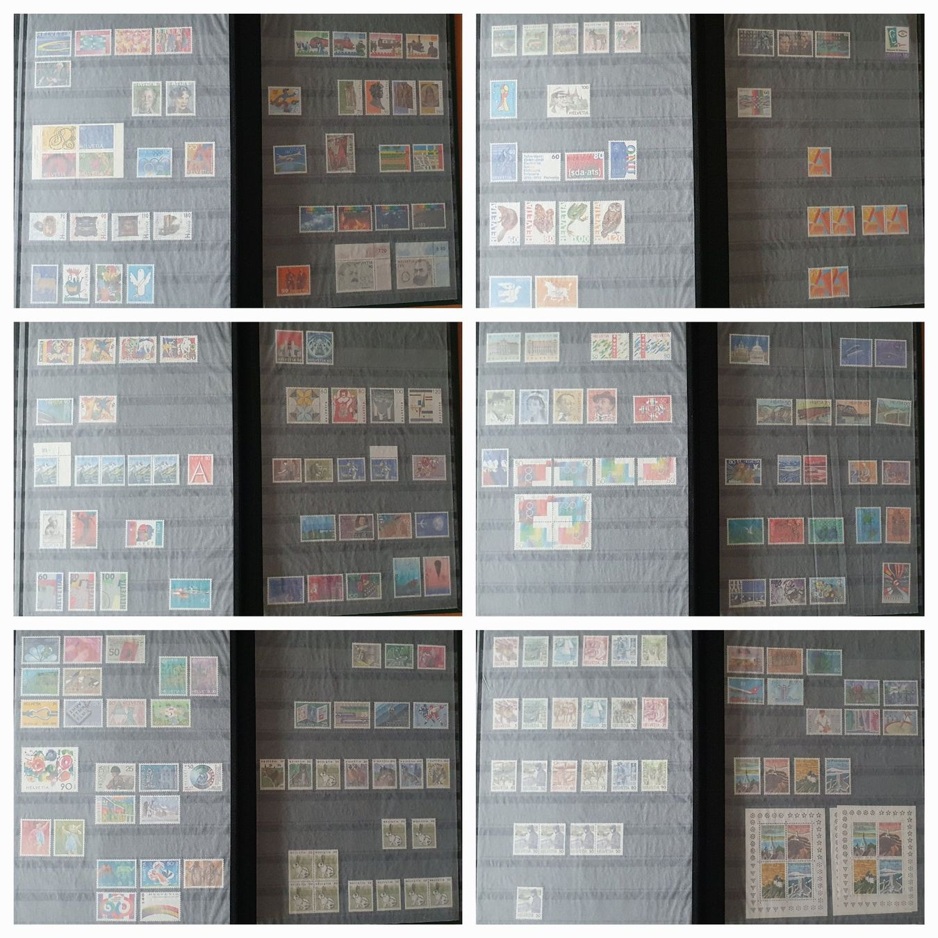 Tutti i francobolli: Sammlung Schweiz 1907 - 1997 Postfrisch – Usato da Kreuzlingen venduto da Rschweiz1 9