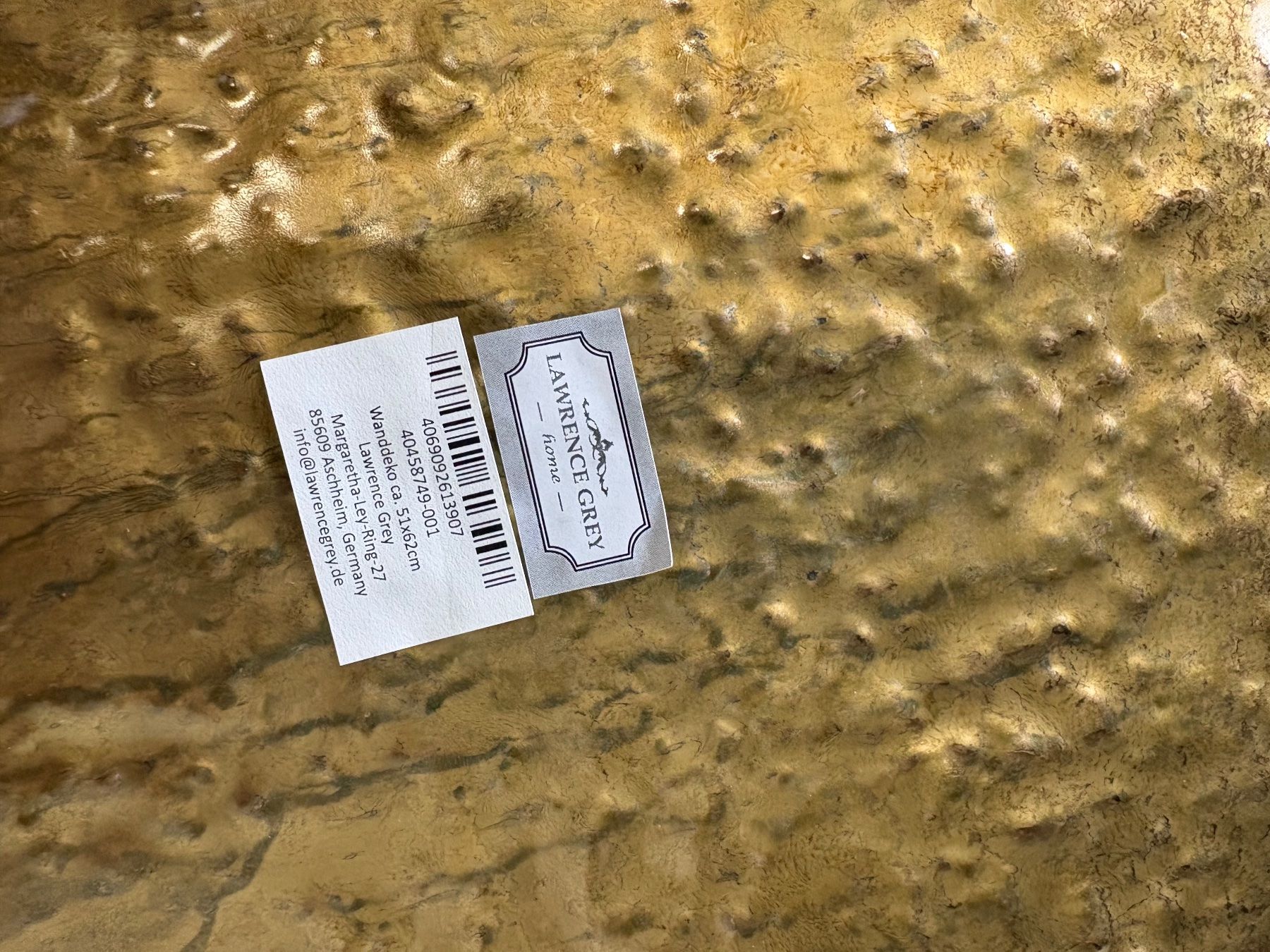 Toutes les décorations: Große Schale Tablett Herz goldfarben Neu – D'occasion à Solothurn par See203 1