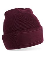 UGi Premium Strickmütze mit Patch zum bedrucken