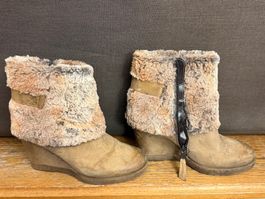 Mjus Stiefeletten Gr. 37 beige kuschelig