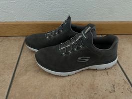 Skechers Damen-Sneakers grau – Gr. 37 – wenig getragen