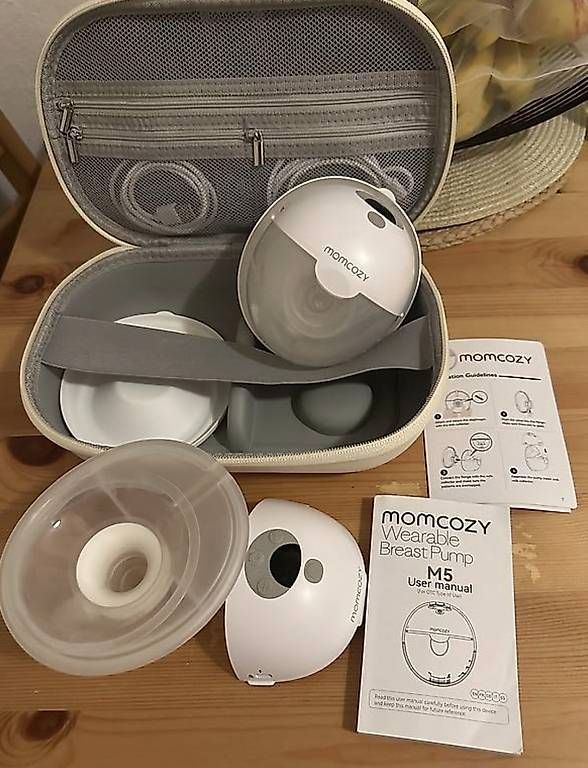 Stillzubehör: Momcozy M5 tragbare Doppelmilchpumpe – Gebraucht aus Henggart von c.s.sturzenegger
