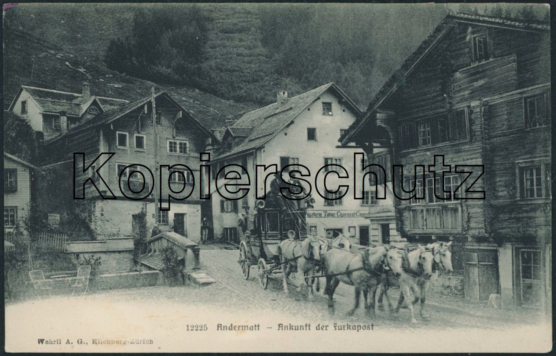 Cartoline postali: URS Andermatt - Furka Postkutsche – Usato da Schindellegi venduto da leecollect