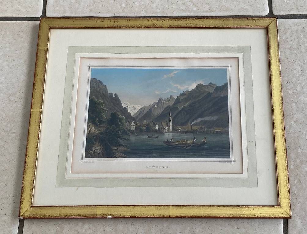 Gravures: Bild Stich FLÜELEN - Uri – D'occasion à Günsberg par Peso1