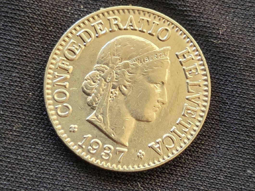 Tutti le monete: 10 cts 1937 – Usato da Genève venduto da bbastos