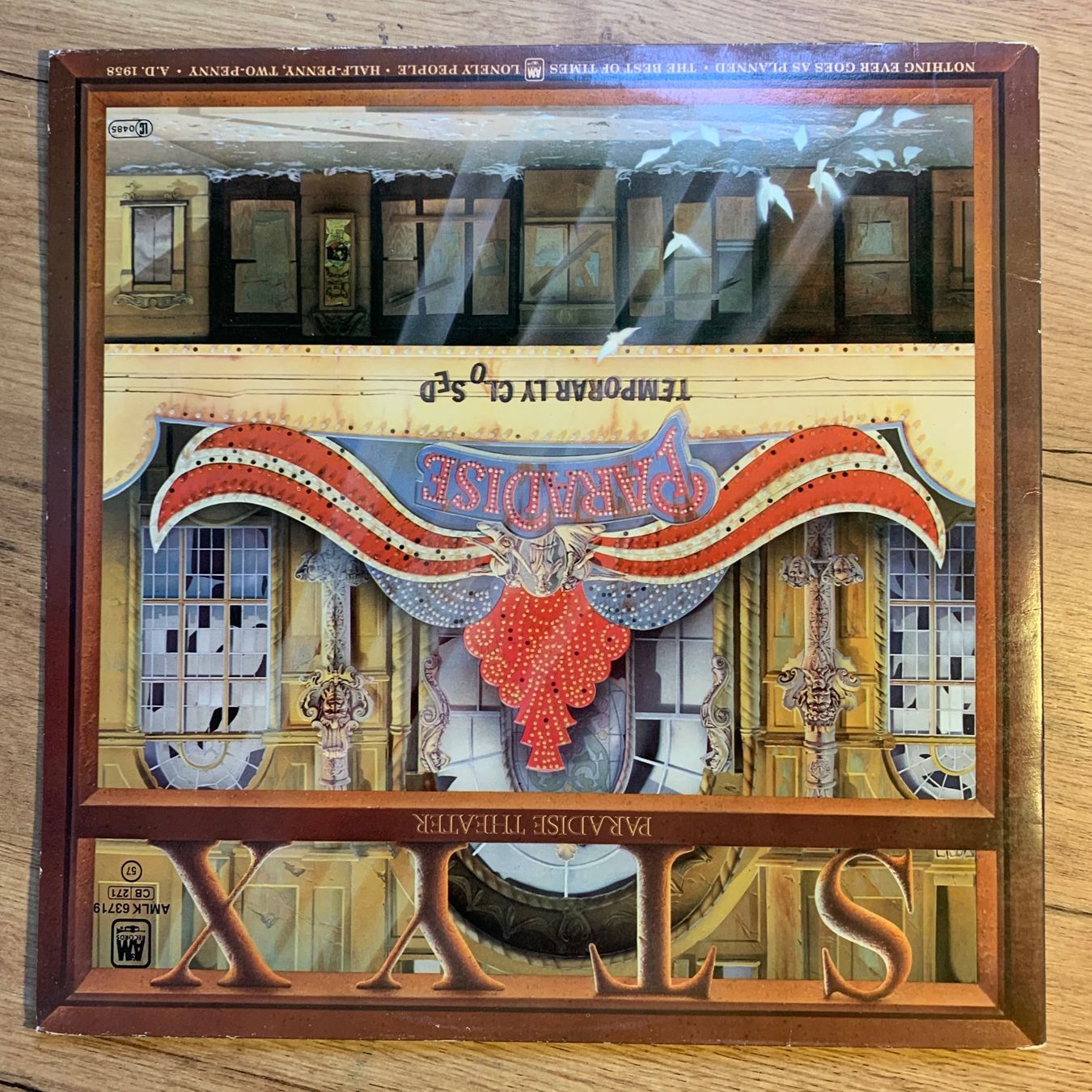 Schallplatten: STYX - PARADISE THEATRE...OG EU 1981...VG++/VG++ – Gebraucht aus Gals von Diskopatshop 1