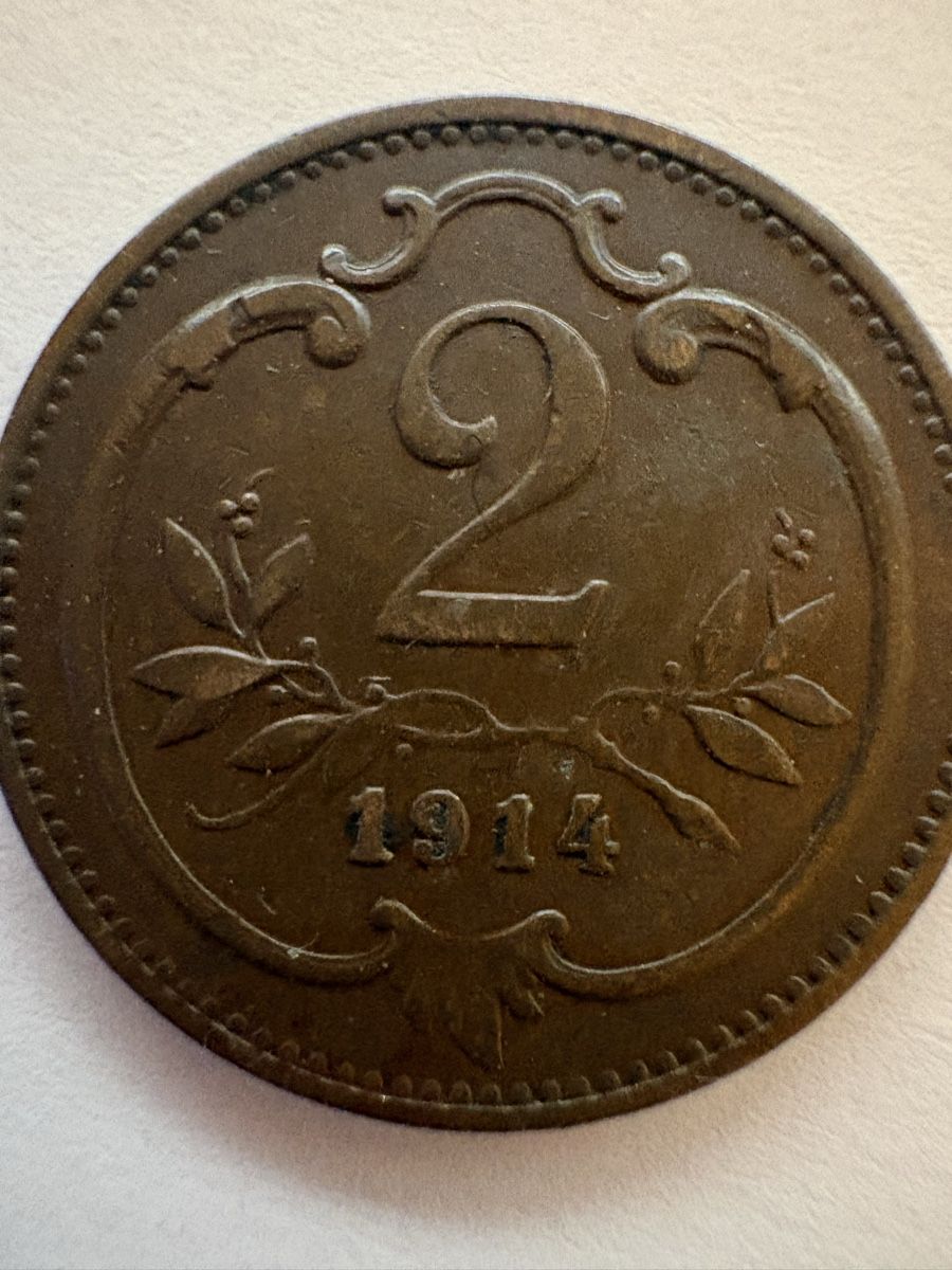Tutti le monete: 2heller Bronzemünze 1914 – Usato da Murten venduto da Tzaugg 2