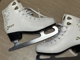 Pattini da ghiaccio KTEC bianchi, taglia 33 - Inverno❄️