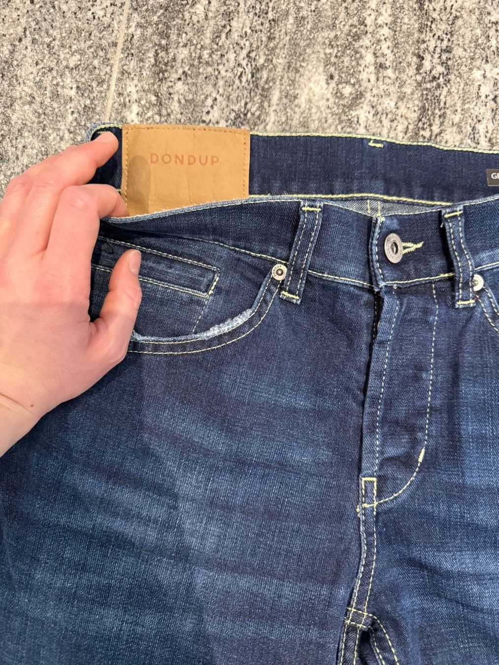 Dondup Jeans: Dondup mens dark blue jeans – Usato da S. Vittore venduto da via_h2nb 2