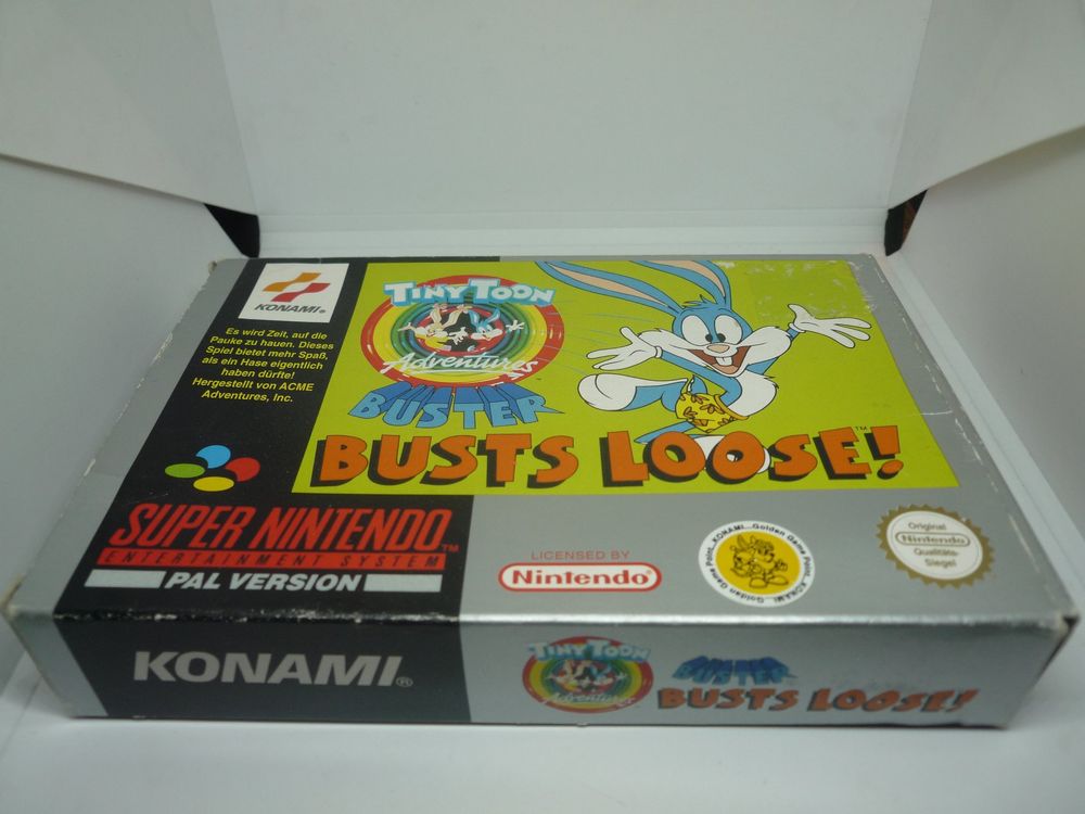 Tiny Toon Adv Buster Busts Loose SNES OVP Kaufen auf Ricardo