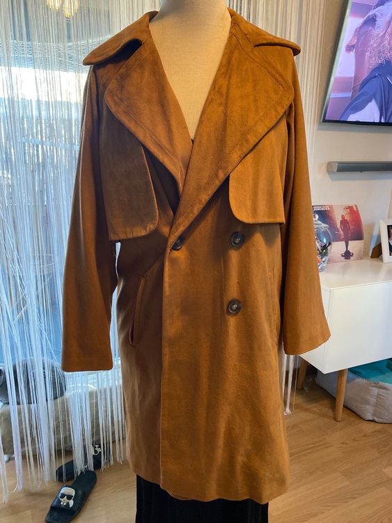 Damen Mantel Wildlederimitat Mantel Only Only Mantel Grau ONLY