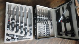 neu Solingen Rosenbaum  Messer und Kochwerkzeug Koffer