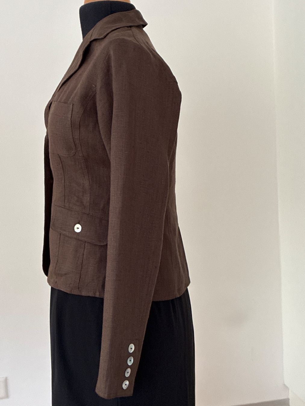 Giacche: Leinenblusenjacke  von Serafini Gr 38/40 – Nuovo (secondo la descrizione) da Davos Platz venduto da nanigl 1