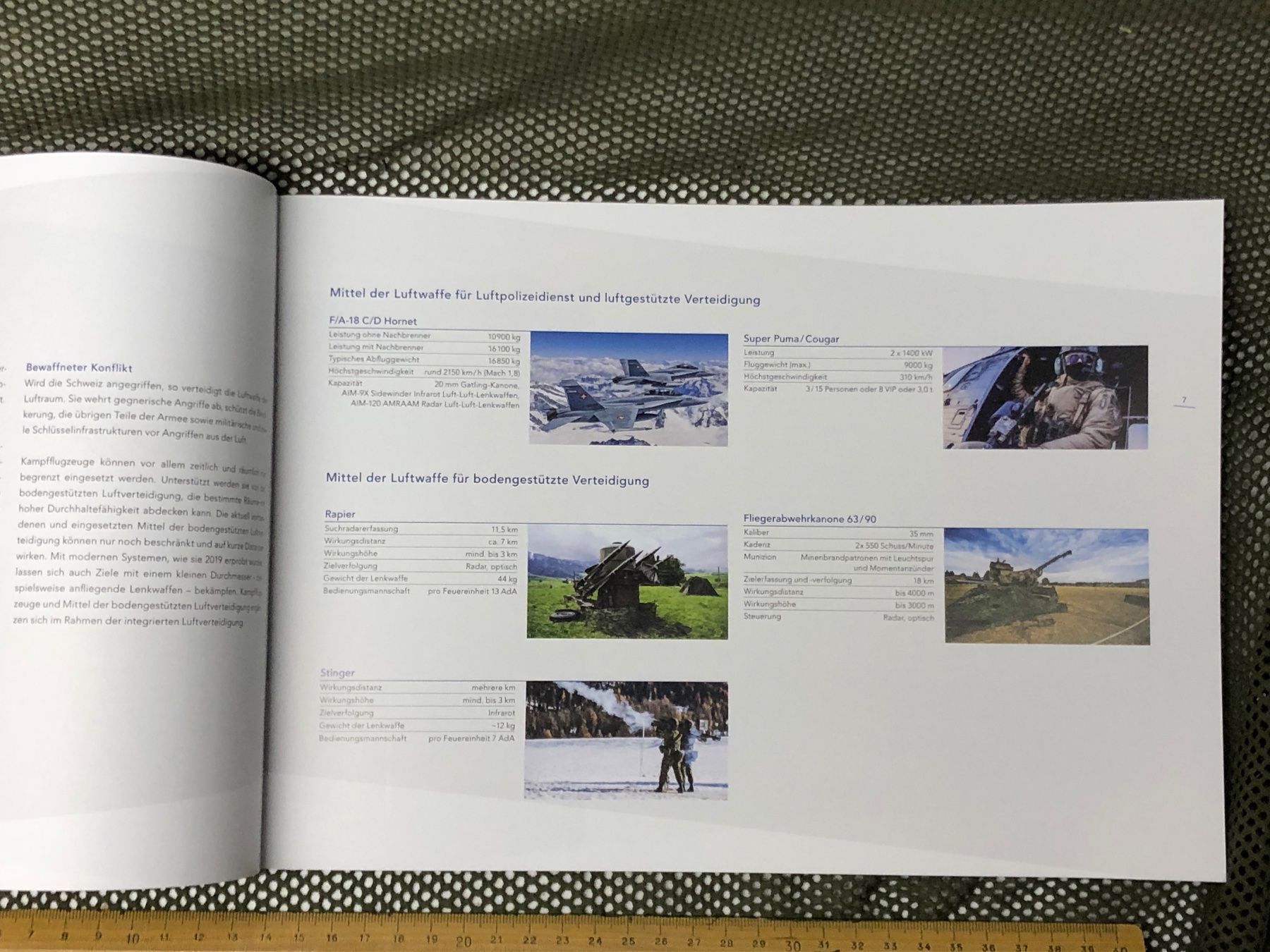 Riviste & Magazine: Schweizer Armee Die Schweizer Luftwaffe Militär Pilot – Usato da Madiswil venduto da TEMISO 2