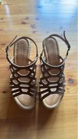 5th Avenue Ledersandalen, Grösse 39, braun, Top Zustand!