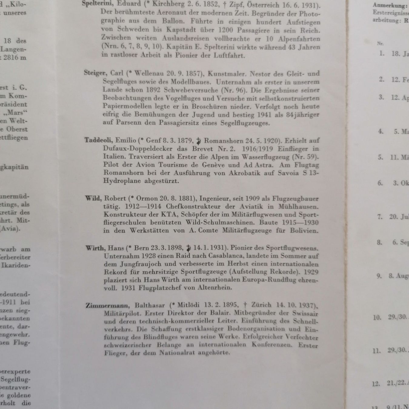 Sonstiges zu Militär: Luftwaffe Luftfahrt Karte von 1939 – Antik aus Niederönz von guisan45 1
