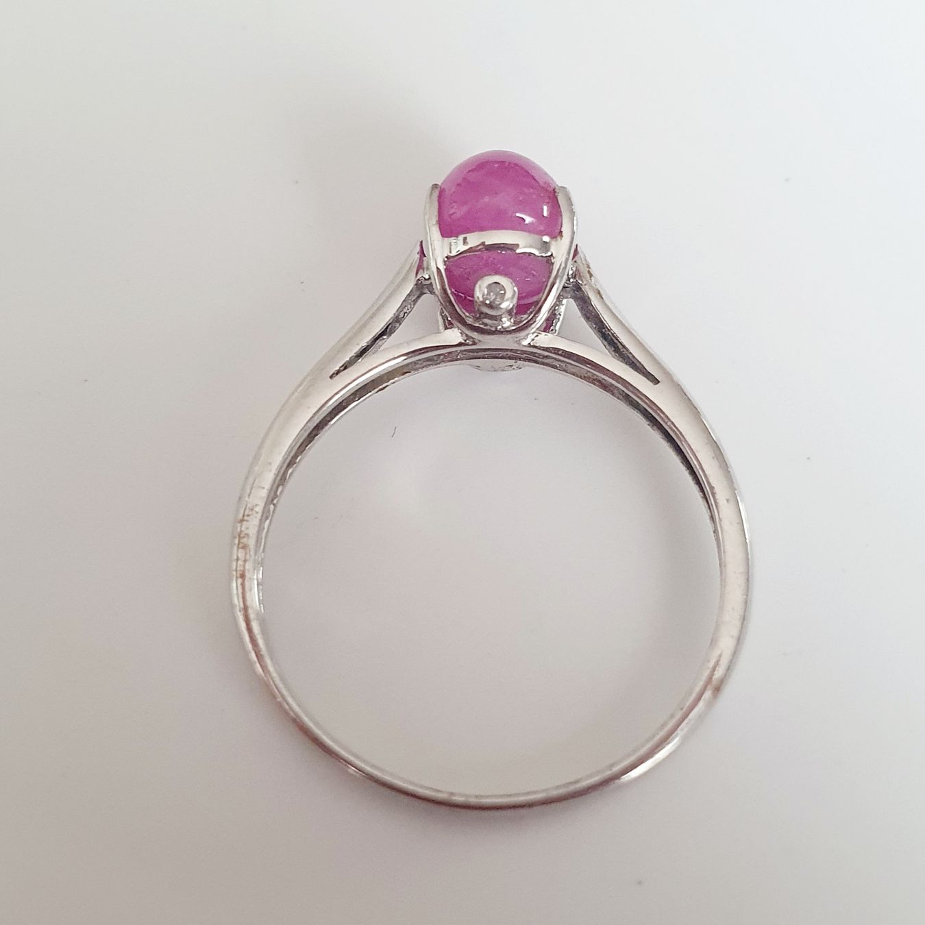 Anelli: Wunderschöner 925 Silber Ring mit rosa Stein, Grösse 17.5 – Usato da Kreuzlingen venduto da Wunderkiste123 8