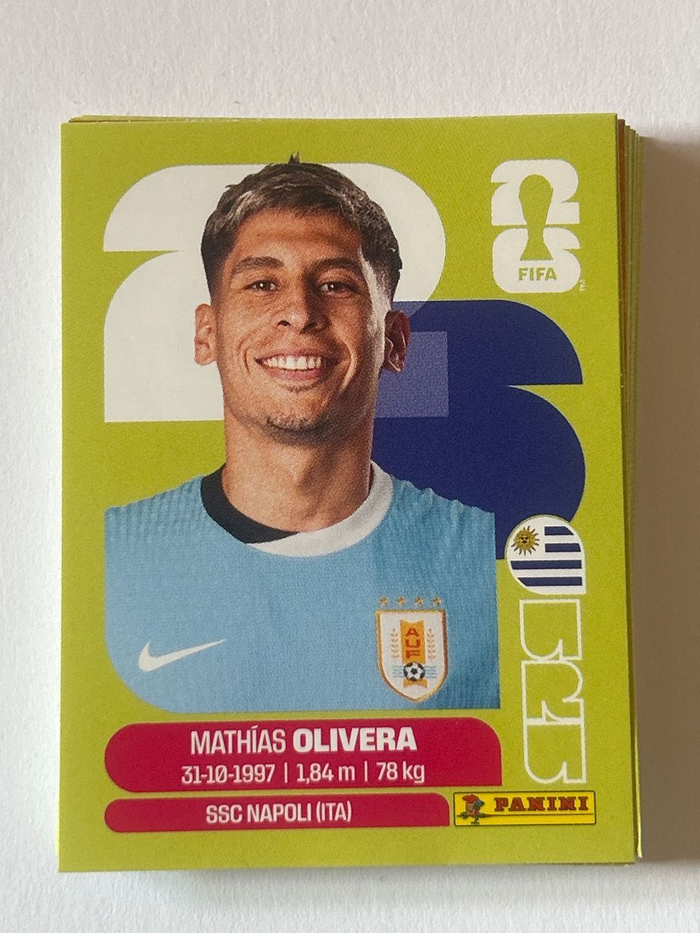Panini Carte collezionabili: Panini WM 2026 Sticker - Olivera URU 7 – Nuovo (secondo la descrizione) da Troistorrents venduto da sim_d75d