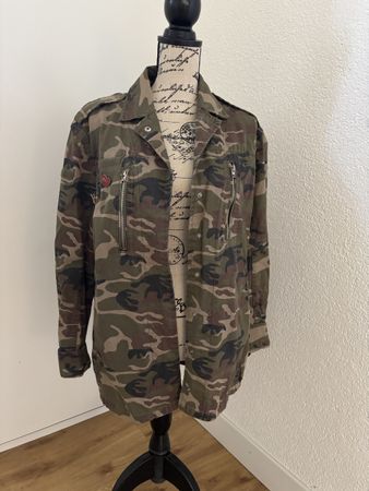 Coole Übergangsjacke im Camouflage-Look, Grösse M/38