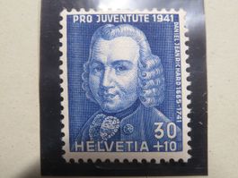 Abart Pro Juventute J 100** leichter Abklatsch
