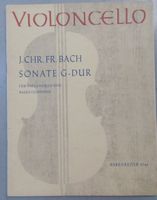 Violoncello - J. Chr. Fr. Bach Sonate G-Dur Bärenreiter 3745