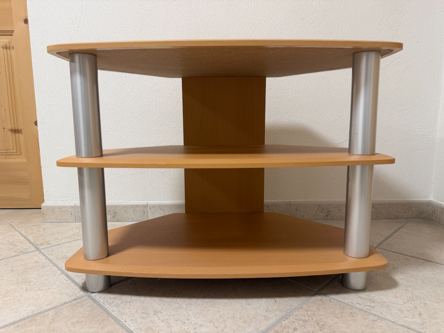Meubles TV: Eck-TV-Möbel / HiFi-Rack mit 3 Ablagen – D'occasion à Jenaz par Sandrobordoli 6