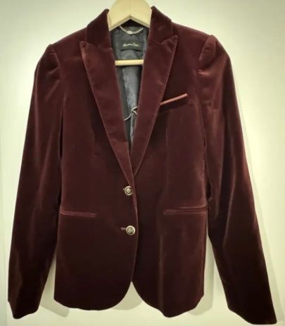 Giacche: Wunderschöner Velvet Blazer - Gr.38/40 Massimo Dutti – Nuovo (secondo la descrizione) da Bubikon venduto da nb_b8d9 1