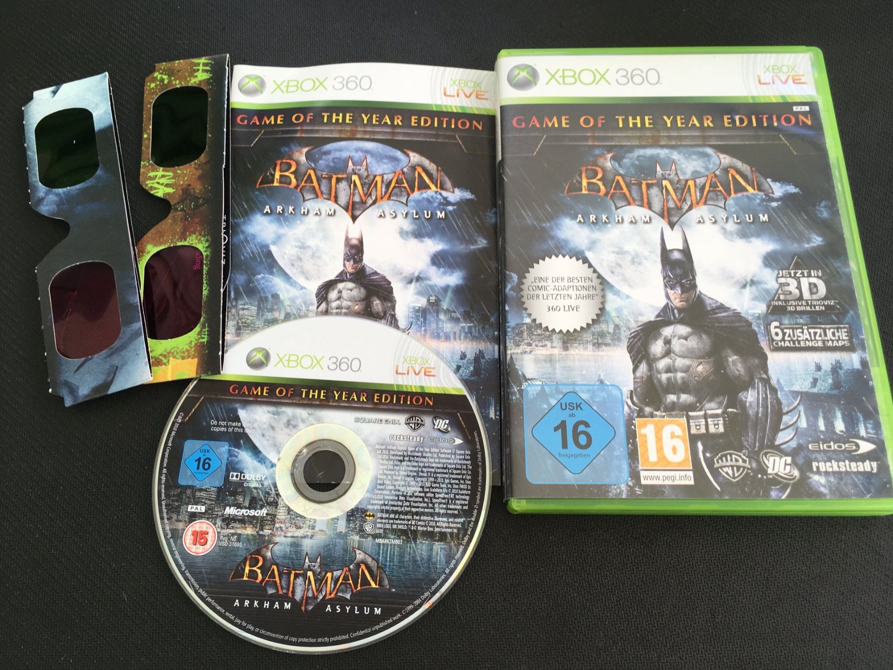Microsoft Giochi: Batman Arkham Asylum - Xbox 360 Game – Usato da St.Gallen venduto da Punktchen01
